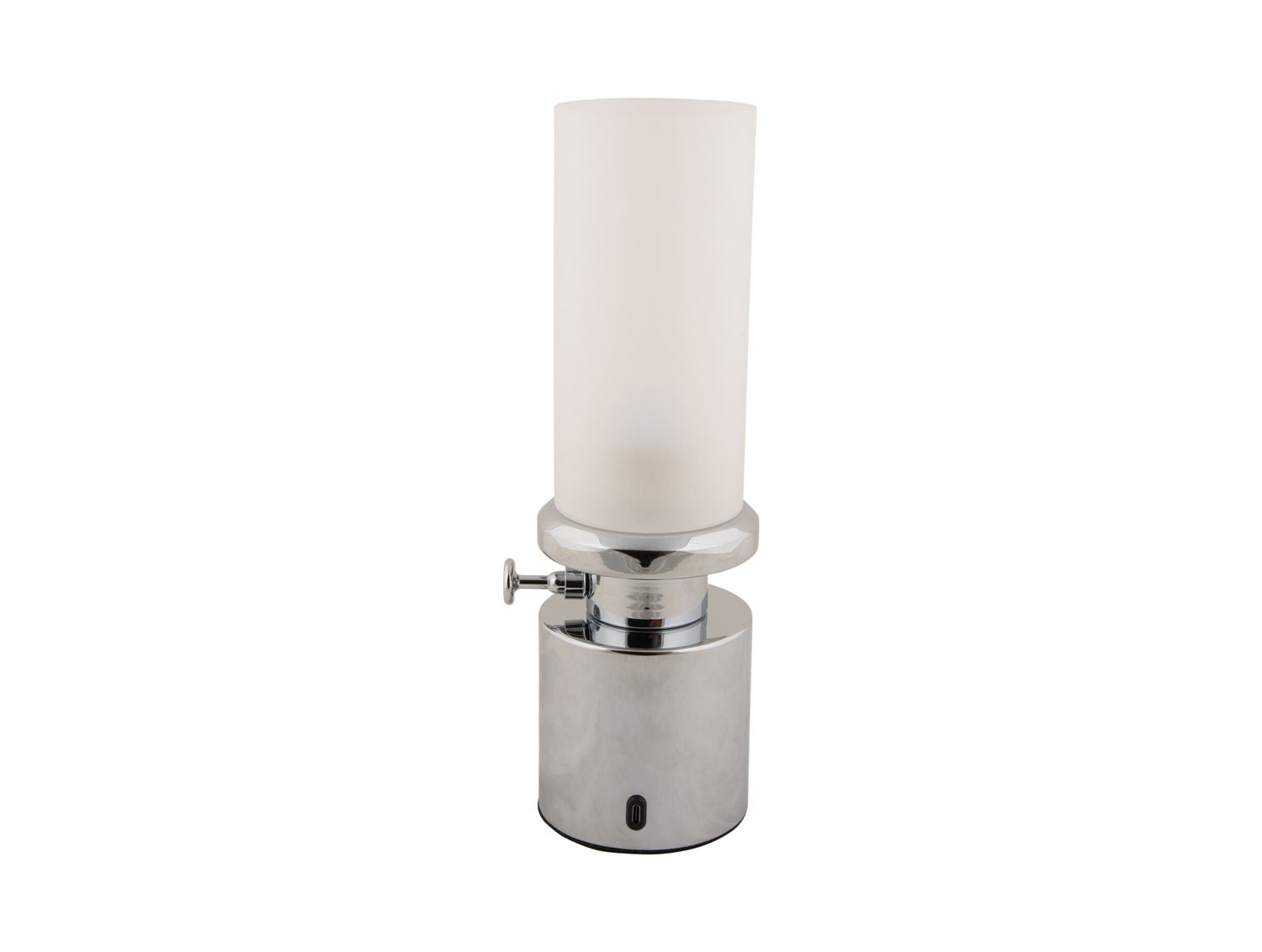 Leitmotiv Bordlampe Camp LED forkromet