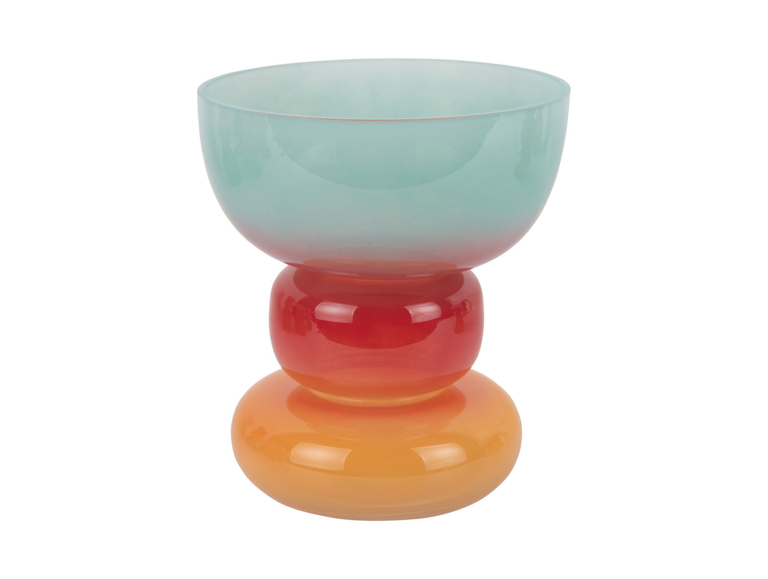 Present Time Vase Summer Vibes glas bred multi farve