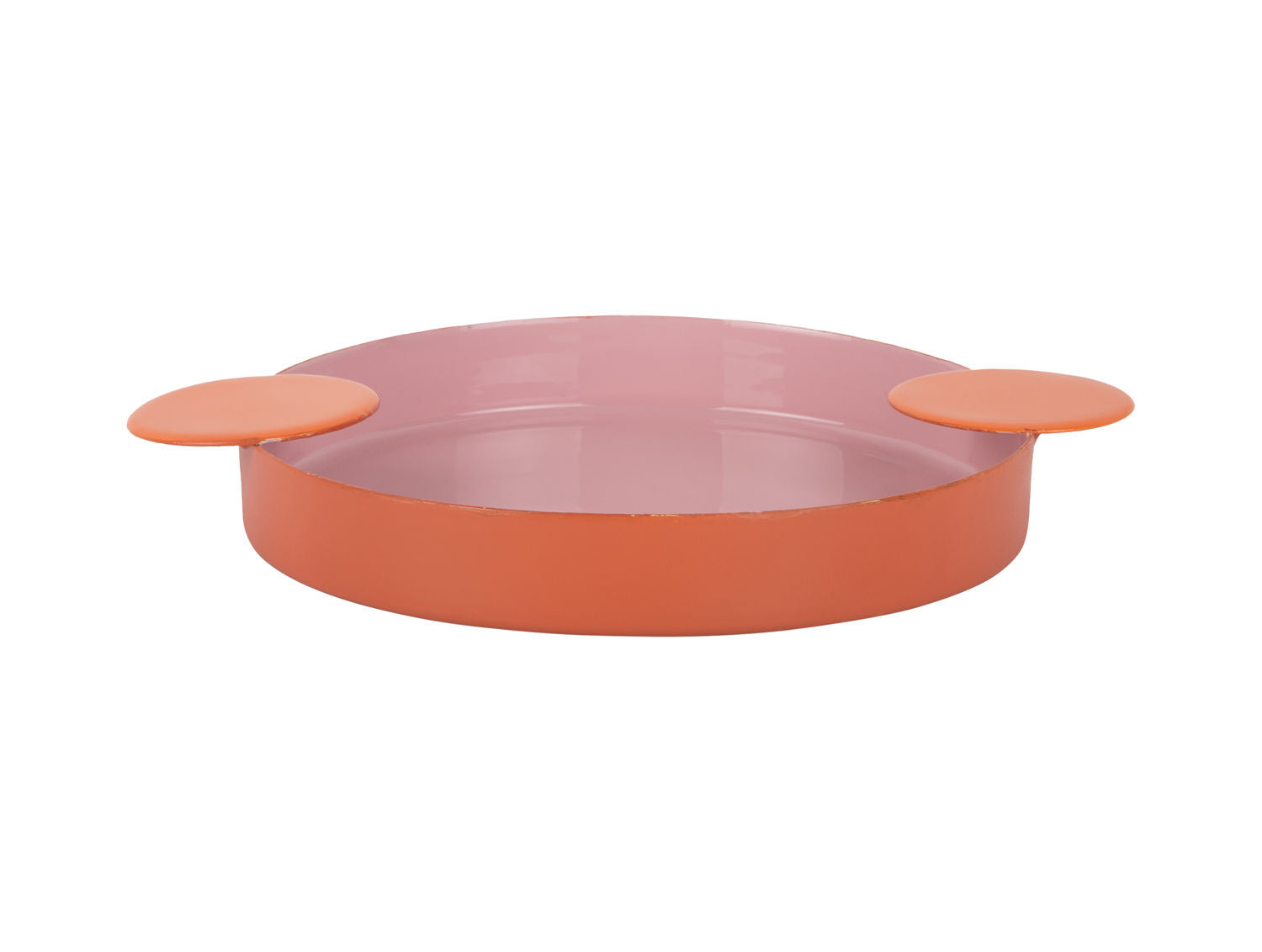 Present Time Bakke Dobbelt Funky stor blød pink m. lys orange