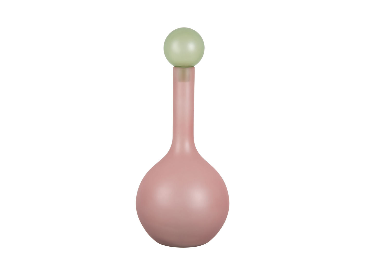Present Time Vase Alegre Globo stor blød pink m. blød grøn