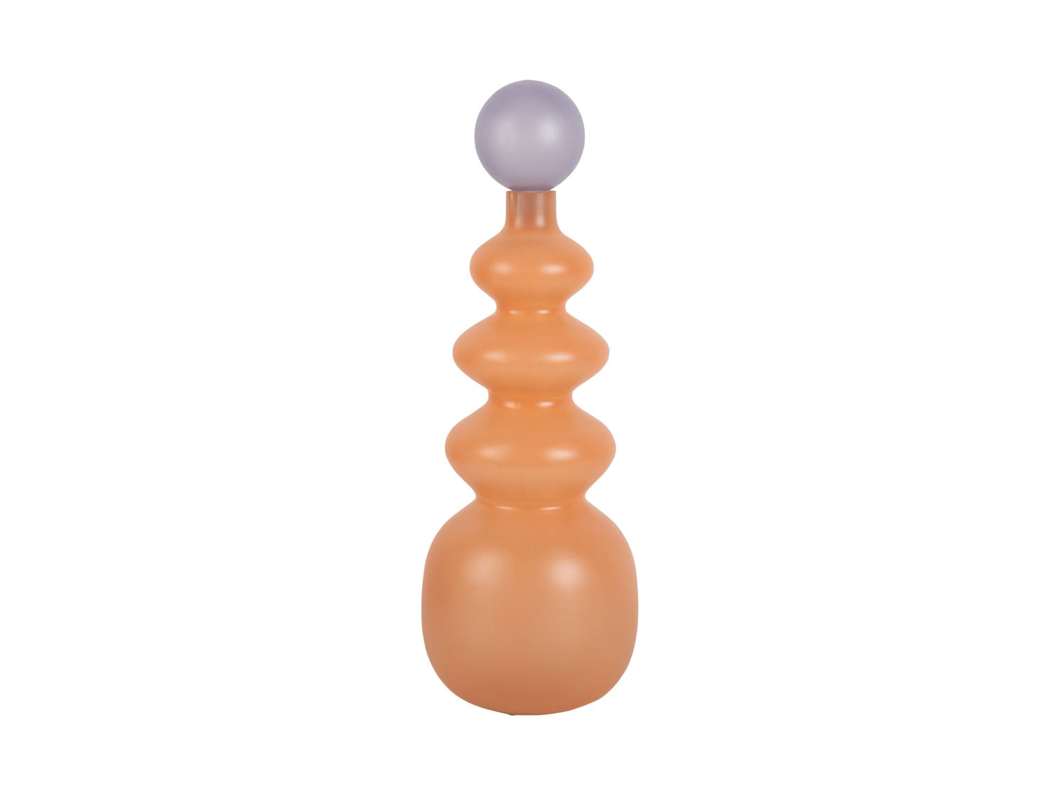Present Time Vase Alegre Anillo stor ferskenappelsin m. blød lilla