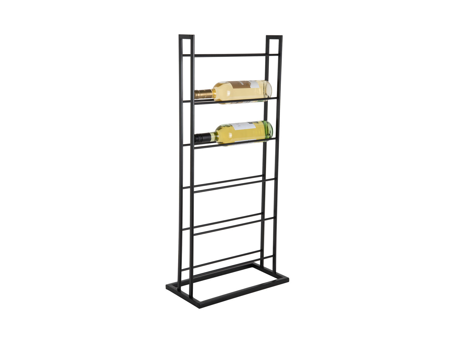 present time Wine rack Single Floor metal matt black