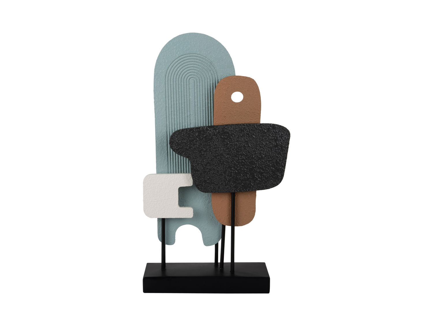 Present Time statue abstrakt kunst lille multi farve
