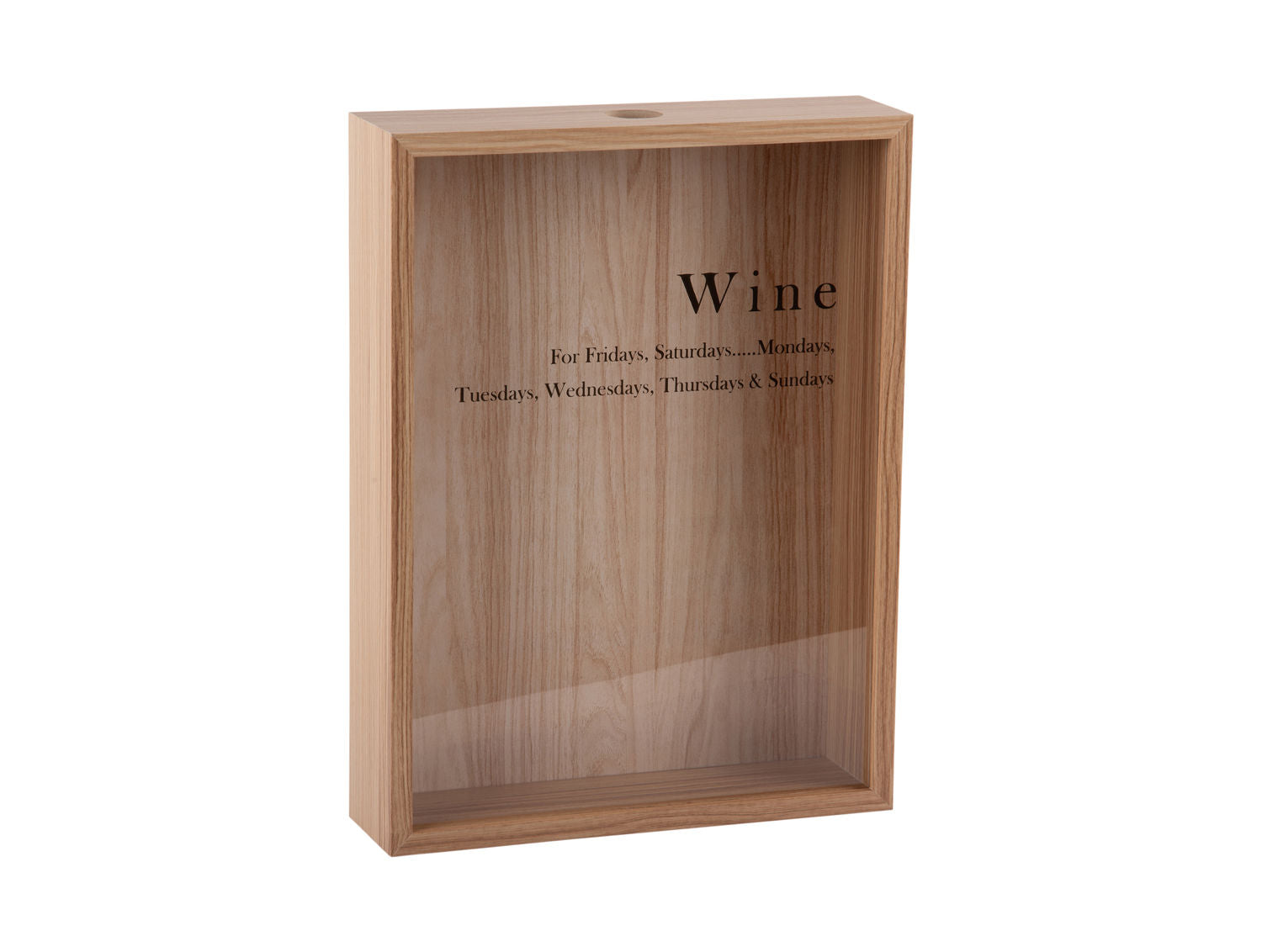 present time Wine momentum box light wood