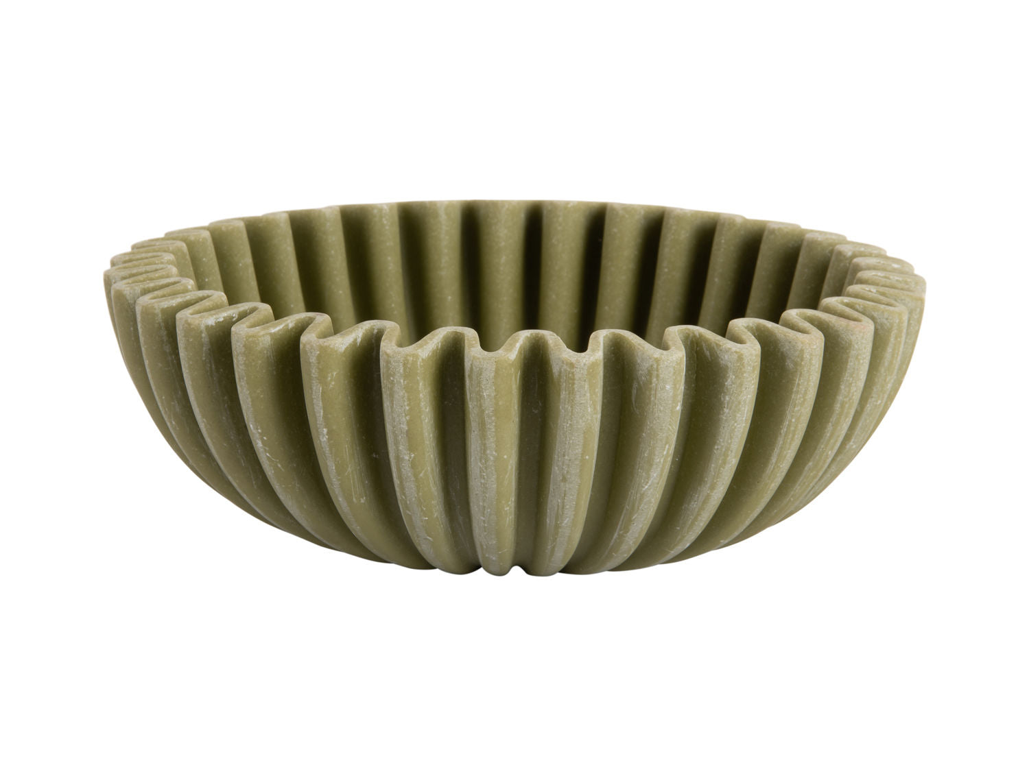 present time Bowl Wave medium dark green