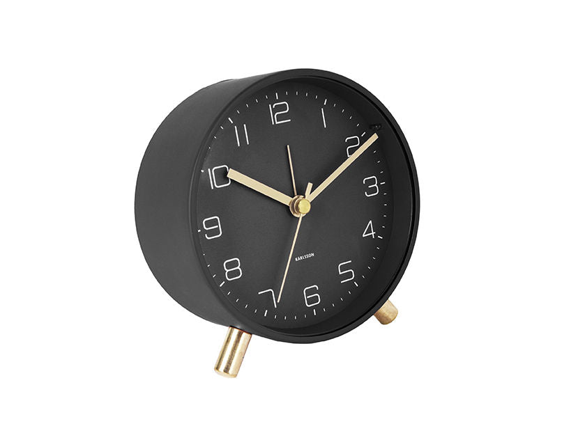 Karlsson Vækkeur Lofty metal mat sort