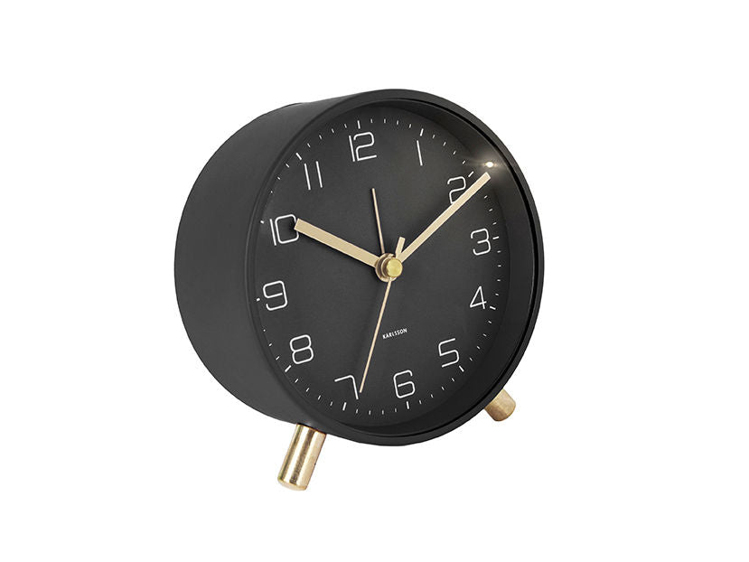 Karlsson Vækkeur Lofty metal mat sort