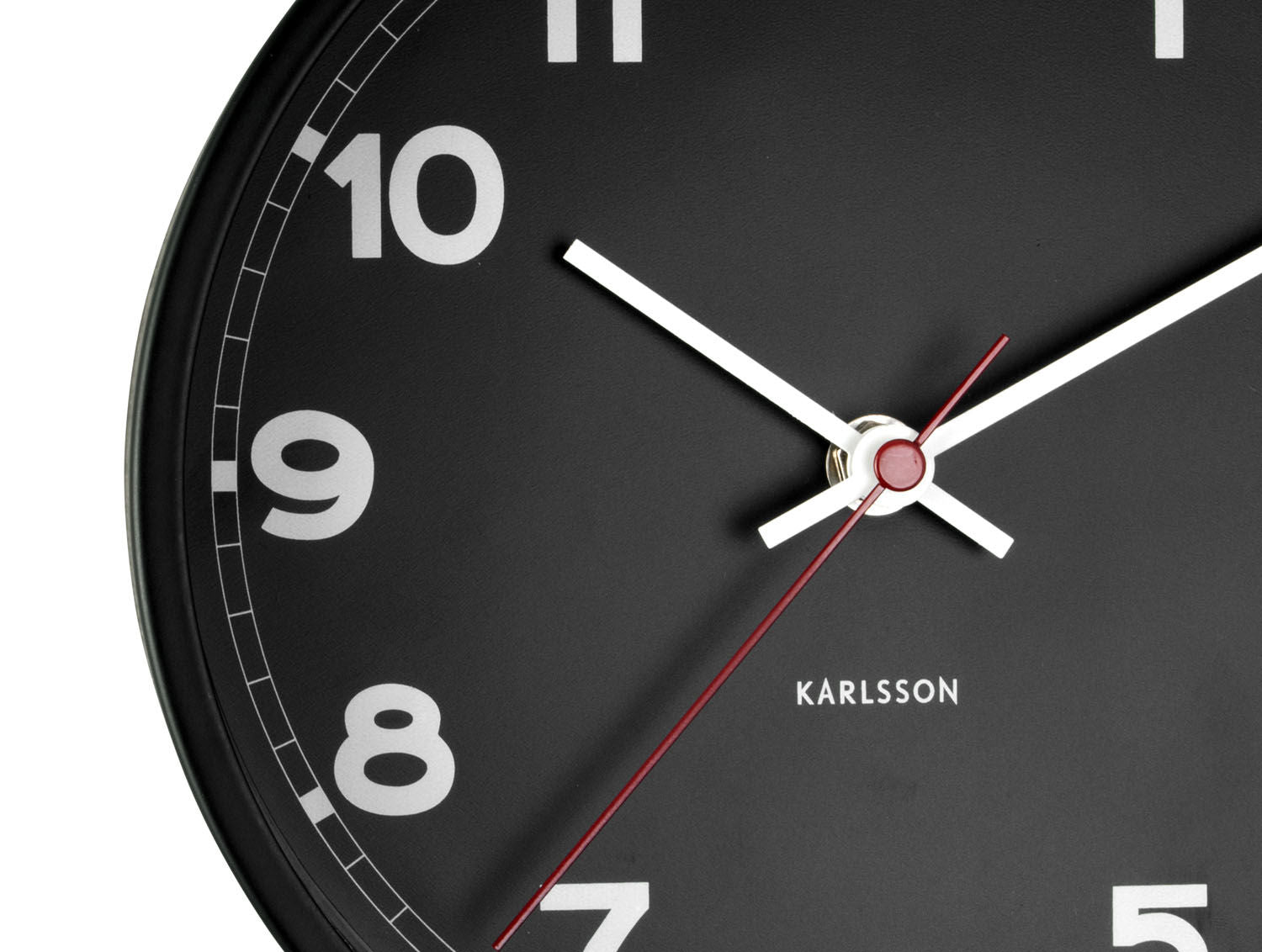 Karlsson Vægur New Classic lille sort