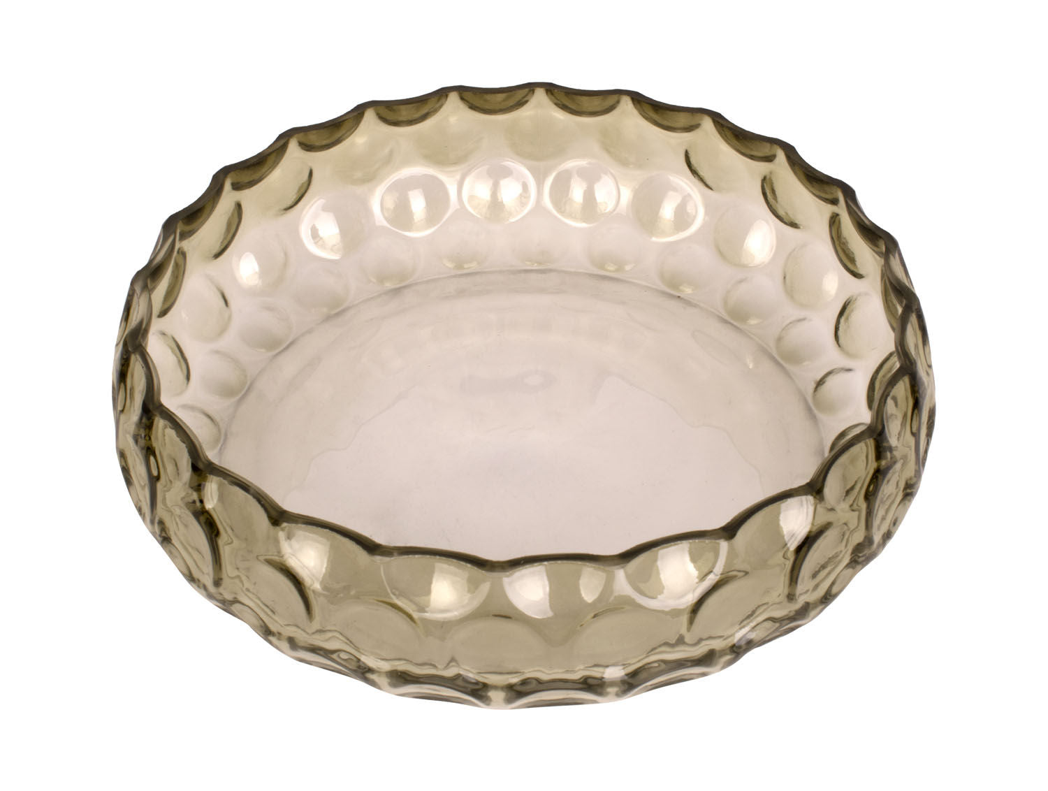 nutid Skål Speckles glas stor mosgrøn