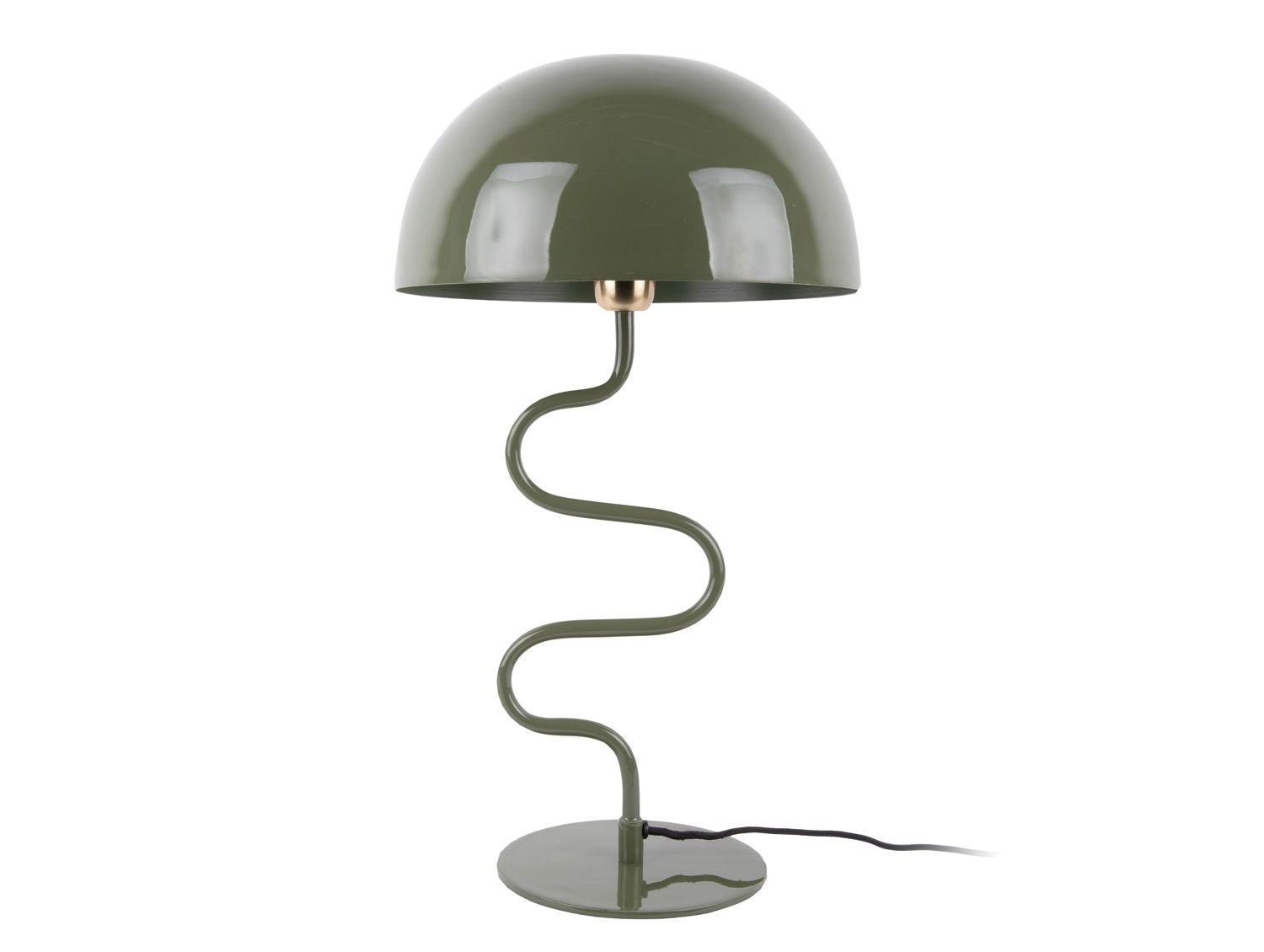 Leitmotiv Bordlampe Twist emalje junglegrøn
