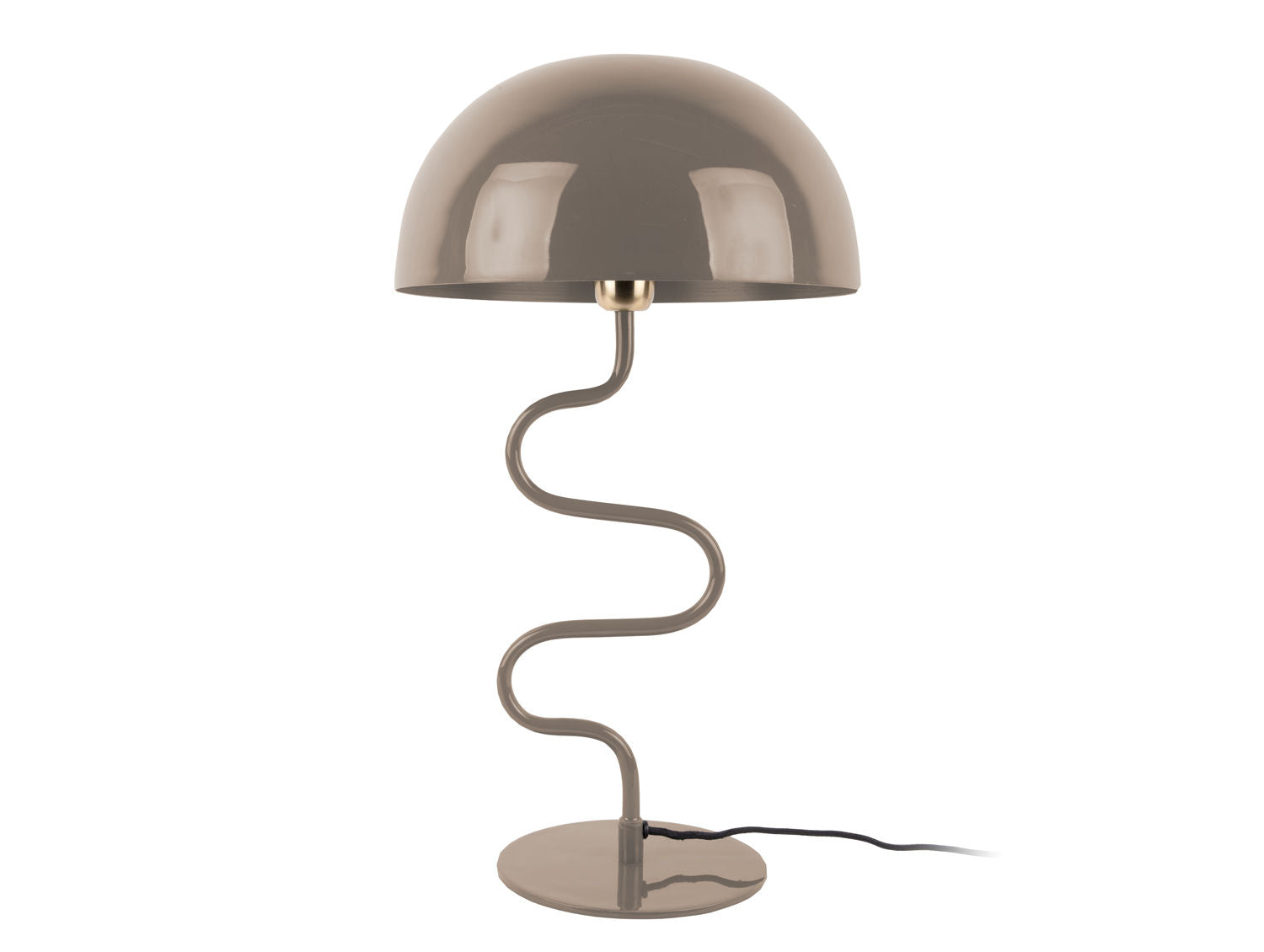 Leitmotiv Bordlampe Twist emalje varm grå
