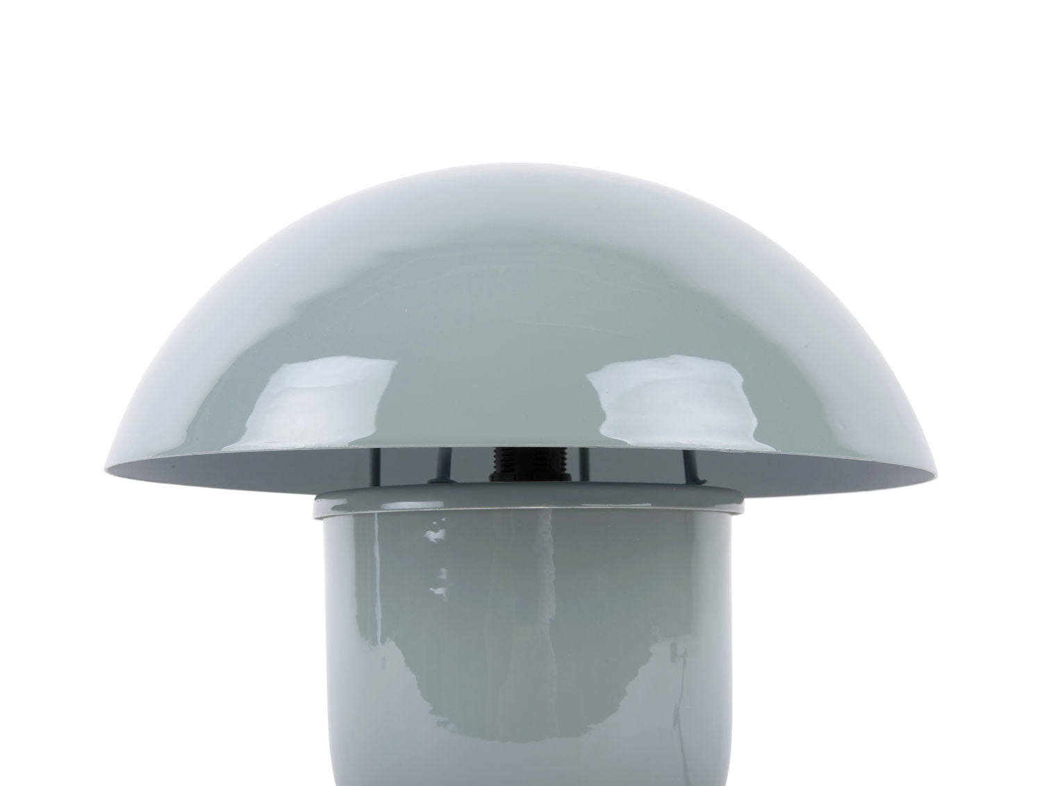 Leitmotiv Bordlampe Fat Mushroom emalje disty blue
