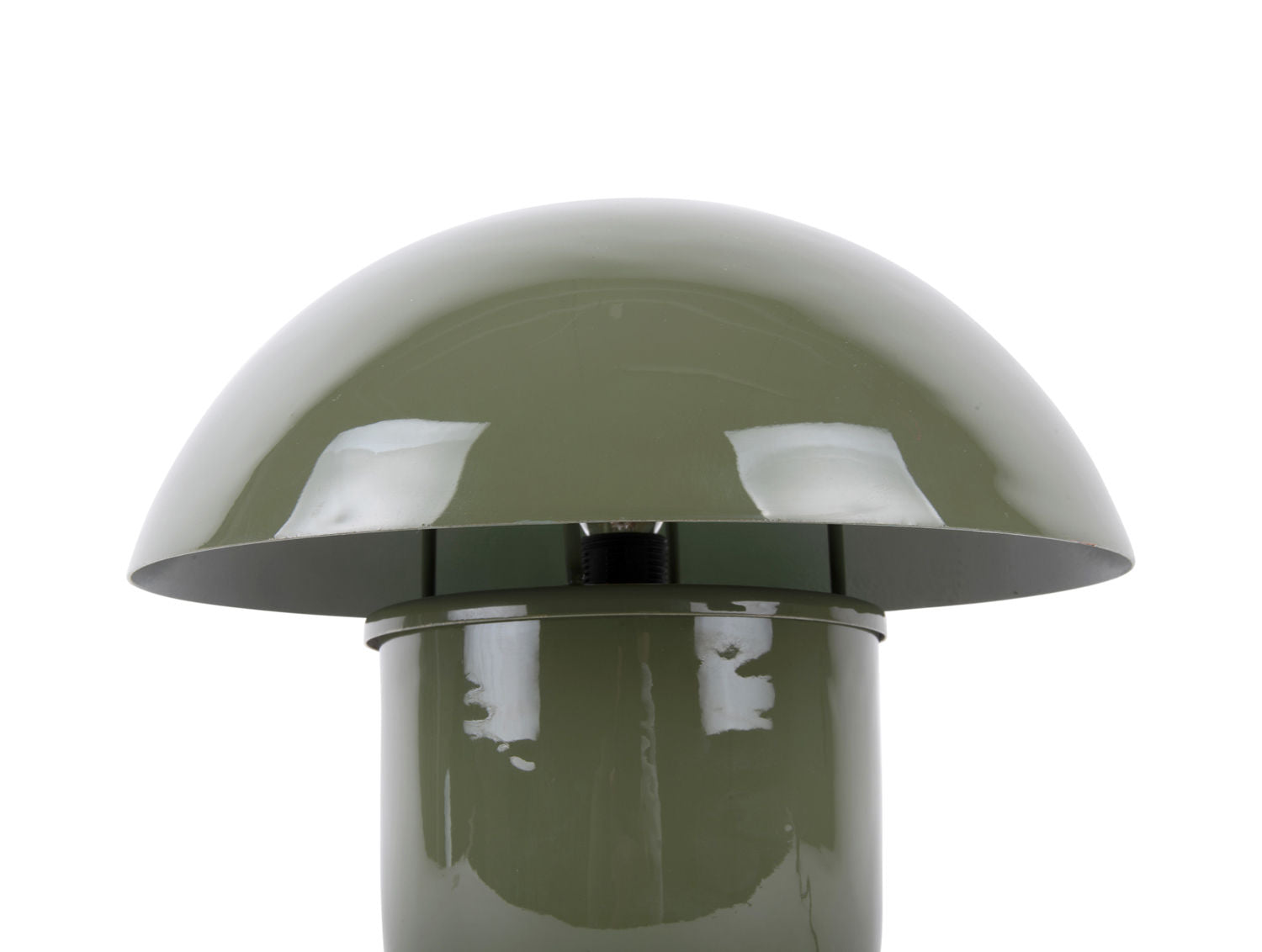 Leitmotiv Bordlampe Fat Mushroom emalje jungle green