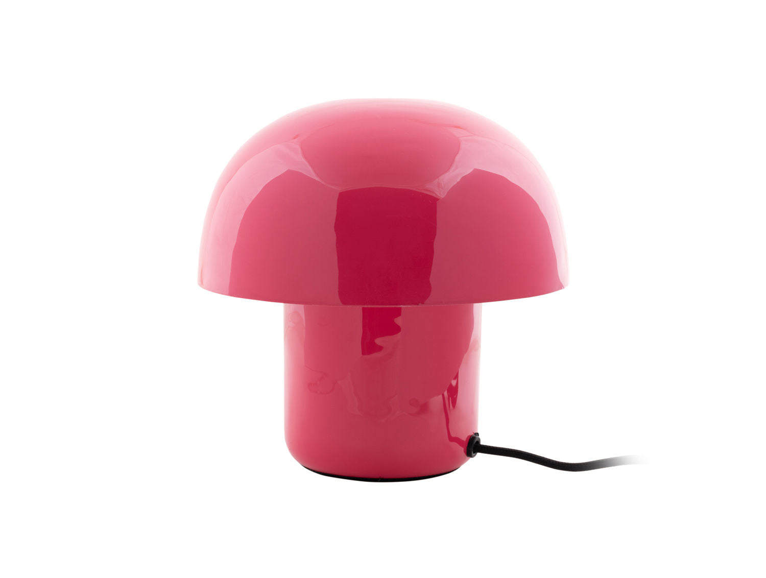 Leitmotiv Bordlampe Fat Mushroom Mini emalje lys pink