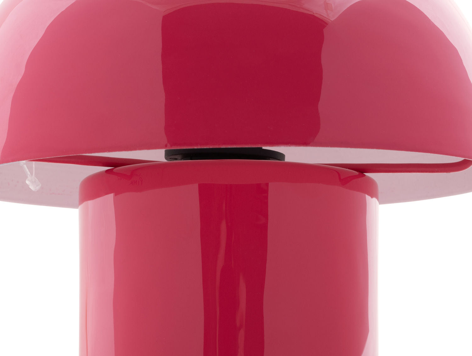 Leitmotiv Bordlampe Fat Mushroom Mini emalje lys pink