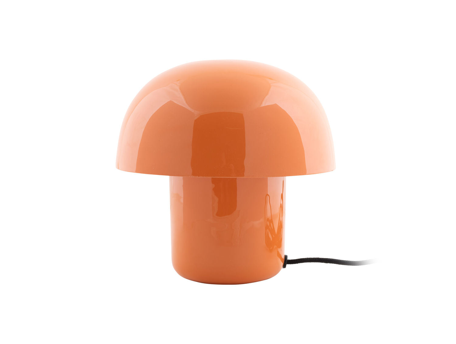 Leitmotiv Bordlampe Fat Mushroom Mini emalje lys orange