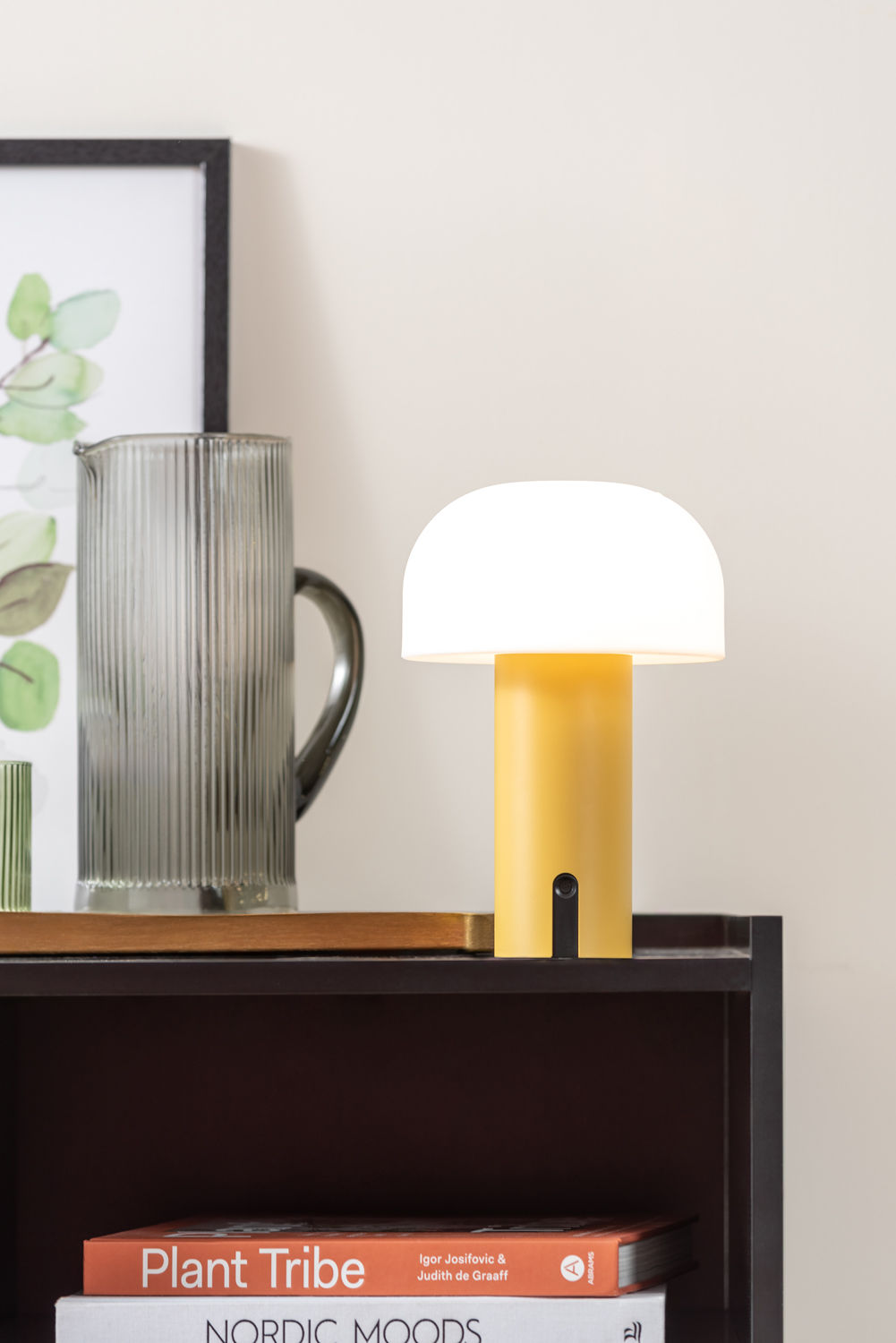 Leitmotiv Bordlampe Luca jern okker gul LED