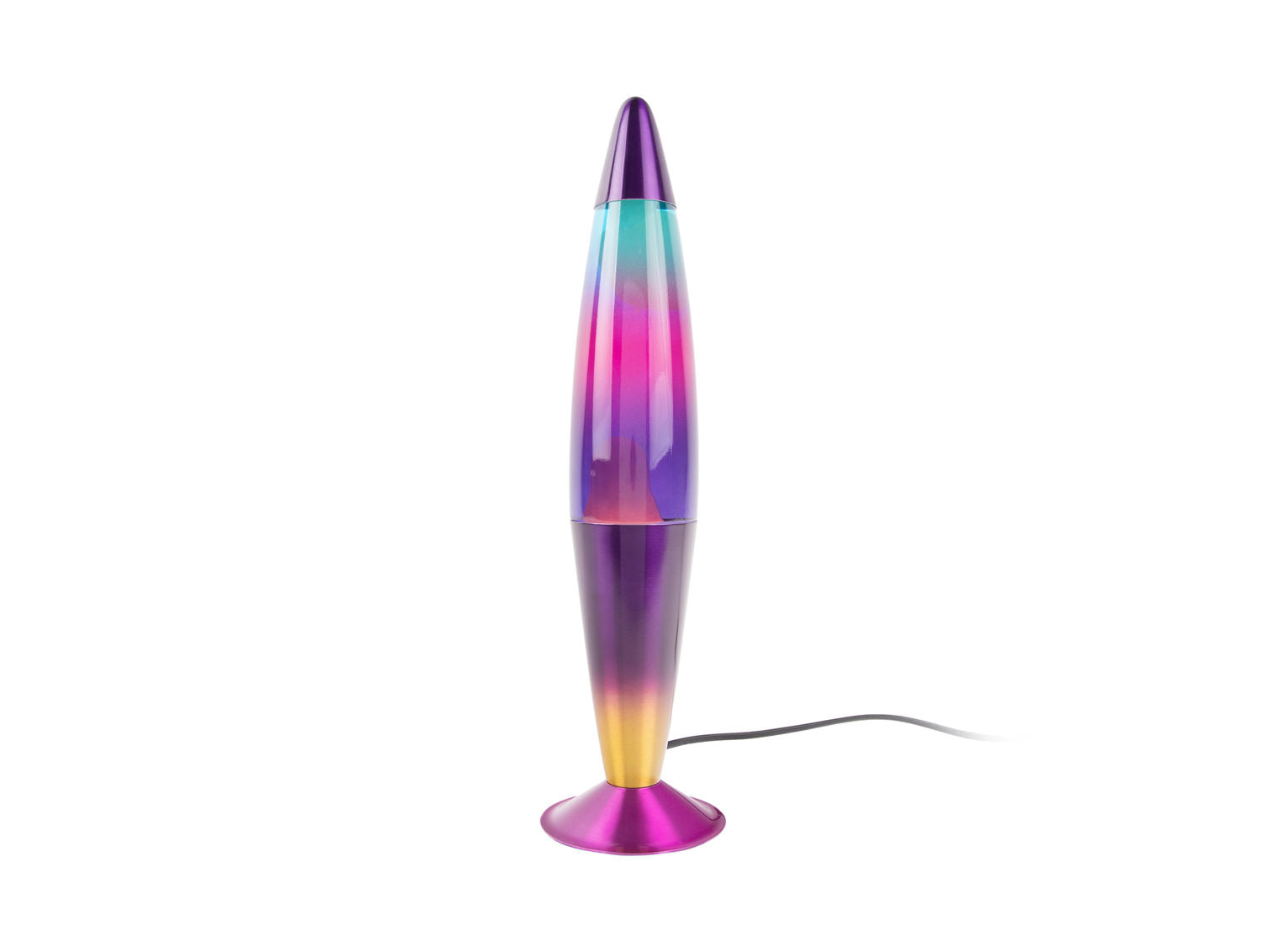 Leitmotiv Bordlampe Rainbow Rocket Lava flerfarvet, lilla