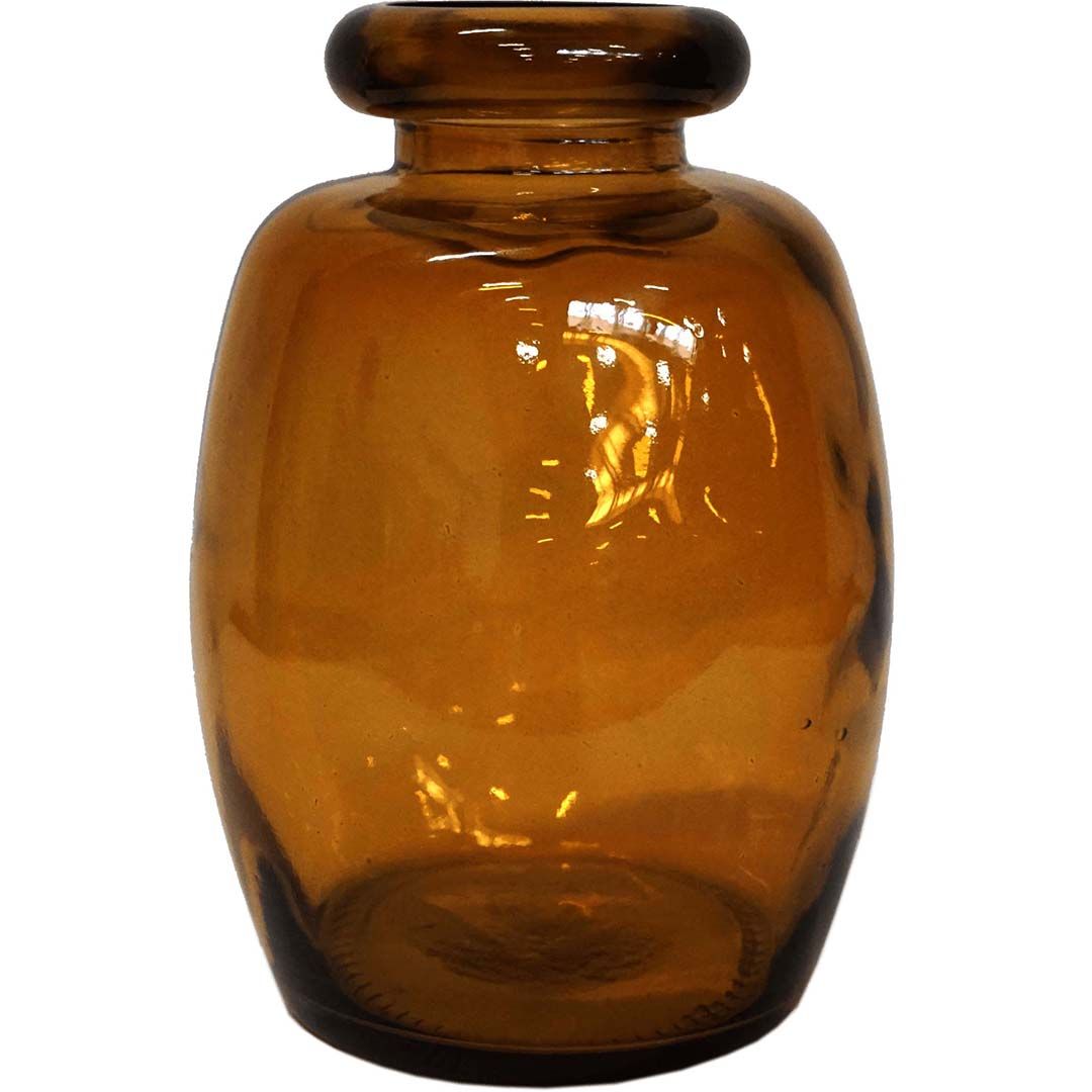 Trademark Living Shape glasvase S - mørk rav