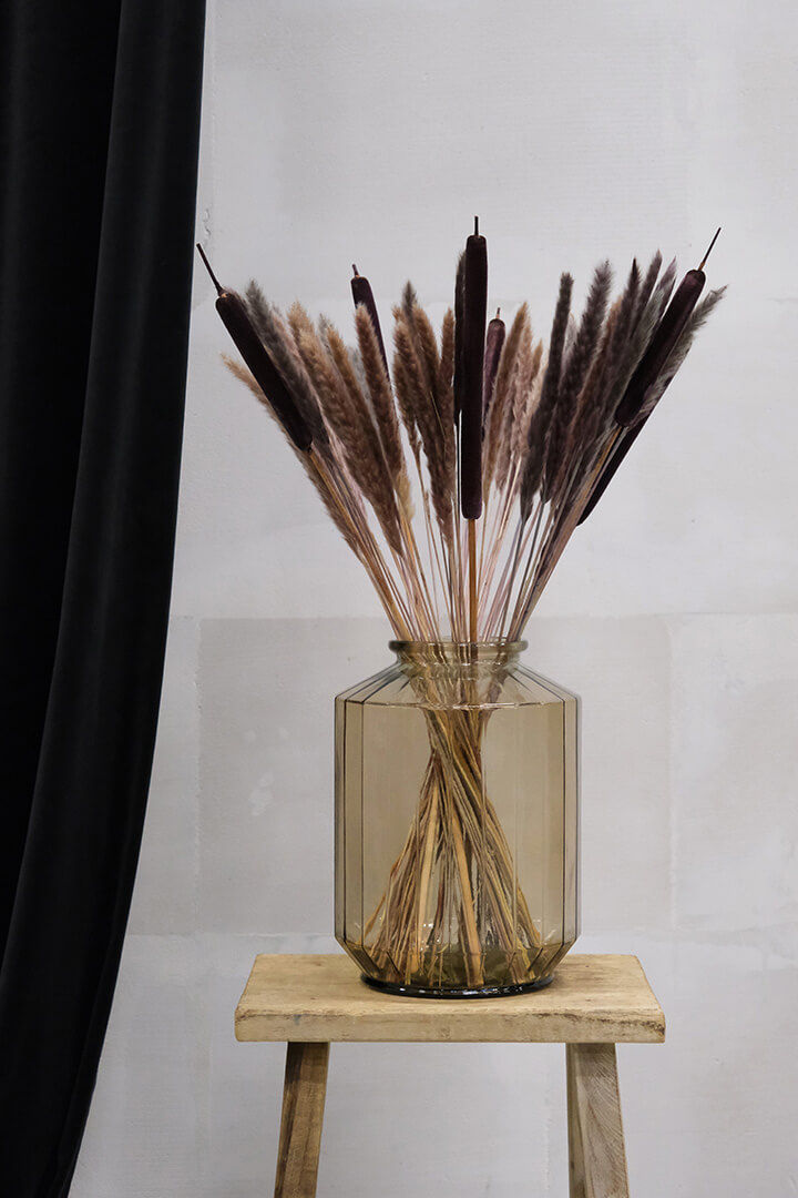 Trademark Living The Edge vase XL - røgfarvet