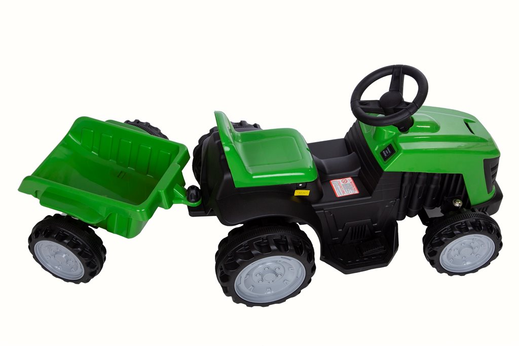 Azeno Farmer traktor med trailer 6V