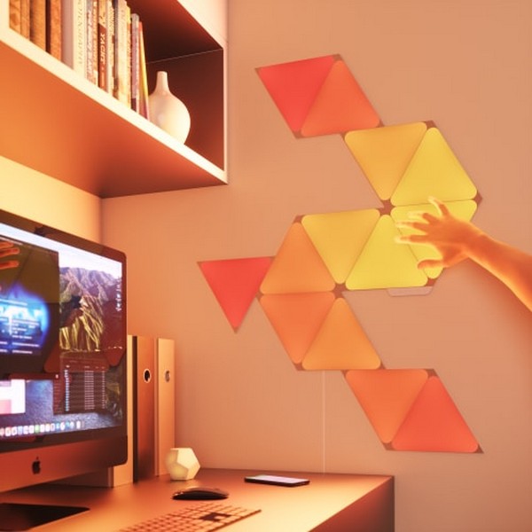 Nanoleaf Shapes LED Triangles Starter Kit 15 paneler