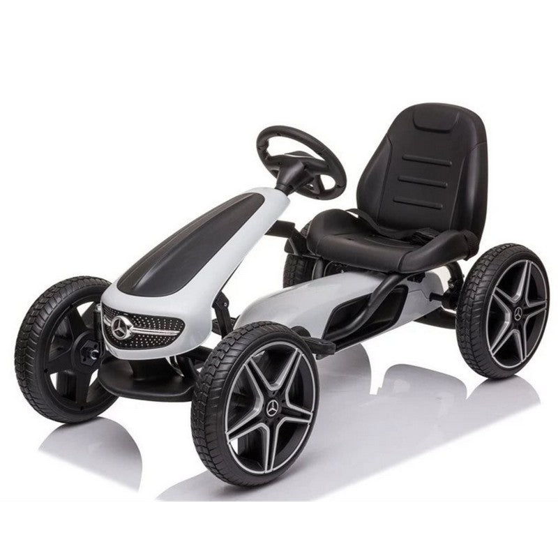 Mercedes Benz gokart - Hvid