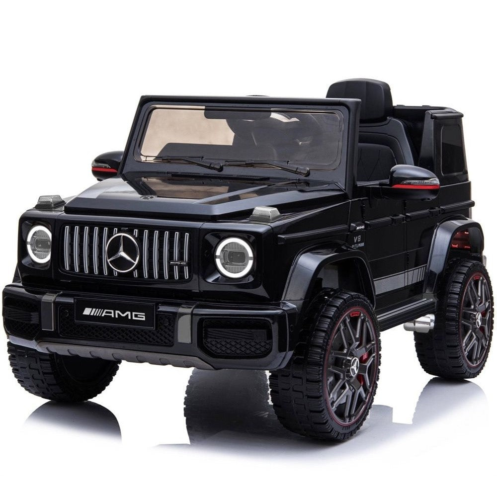 Mercedes AMG G63 med gummihjul 12V sort