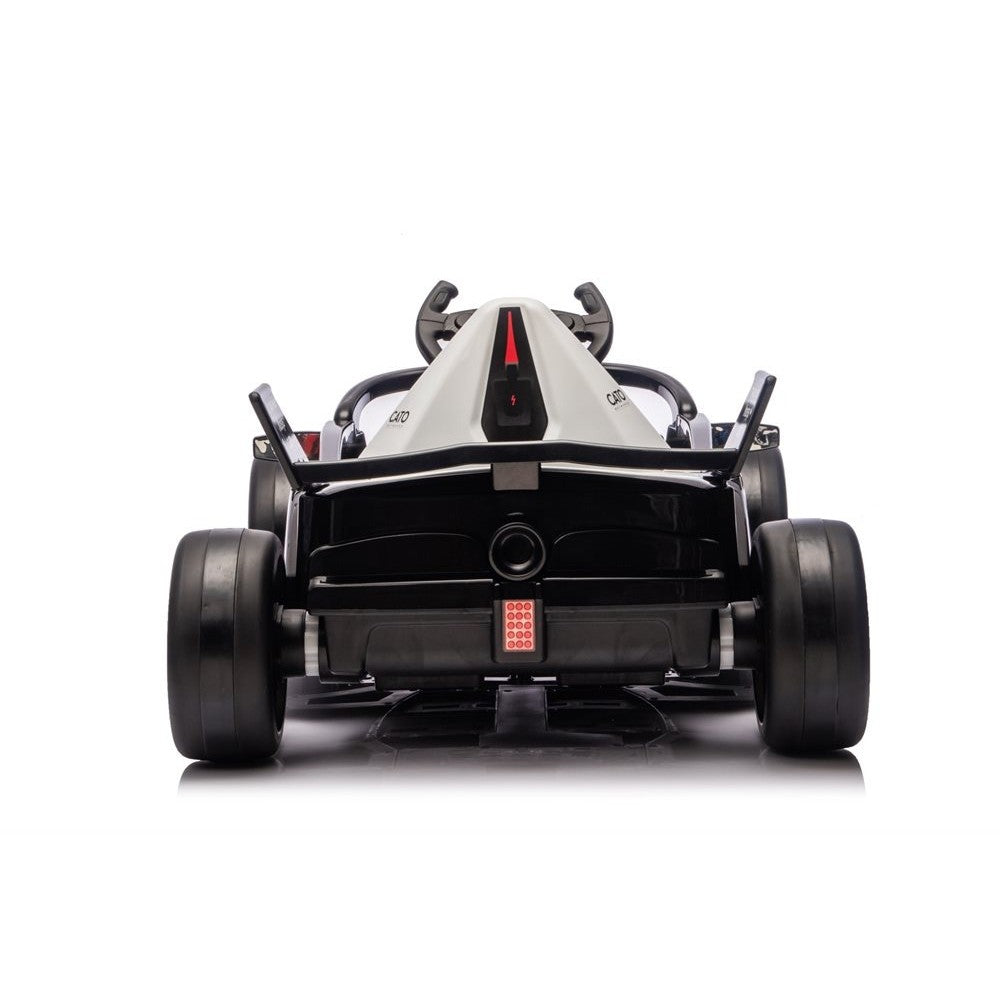 Porsche Formula E 12V med lædersæde sort