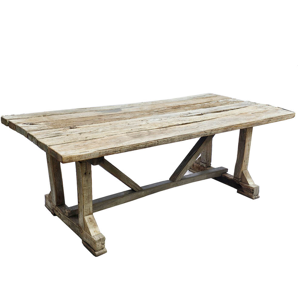 Trademark Living Patineret bord i træ