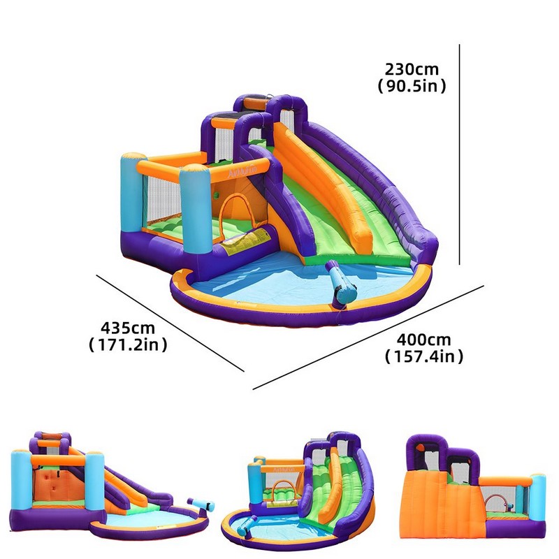 Jumpwater Hoppeborg inkl. 750 watt blæser