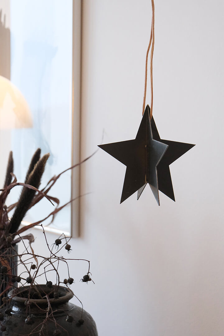 Trademark Living Stjerne med læderstrop