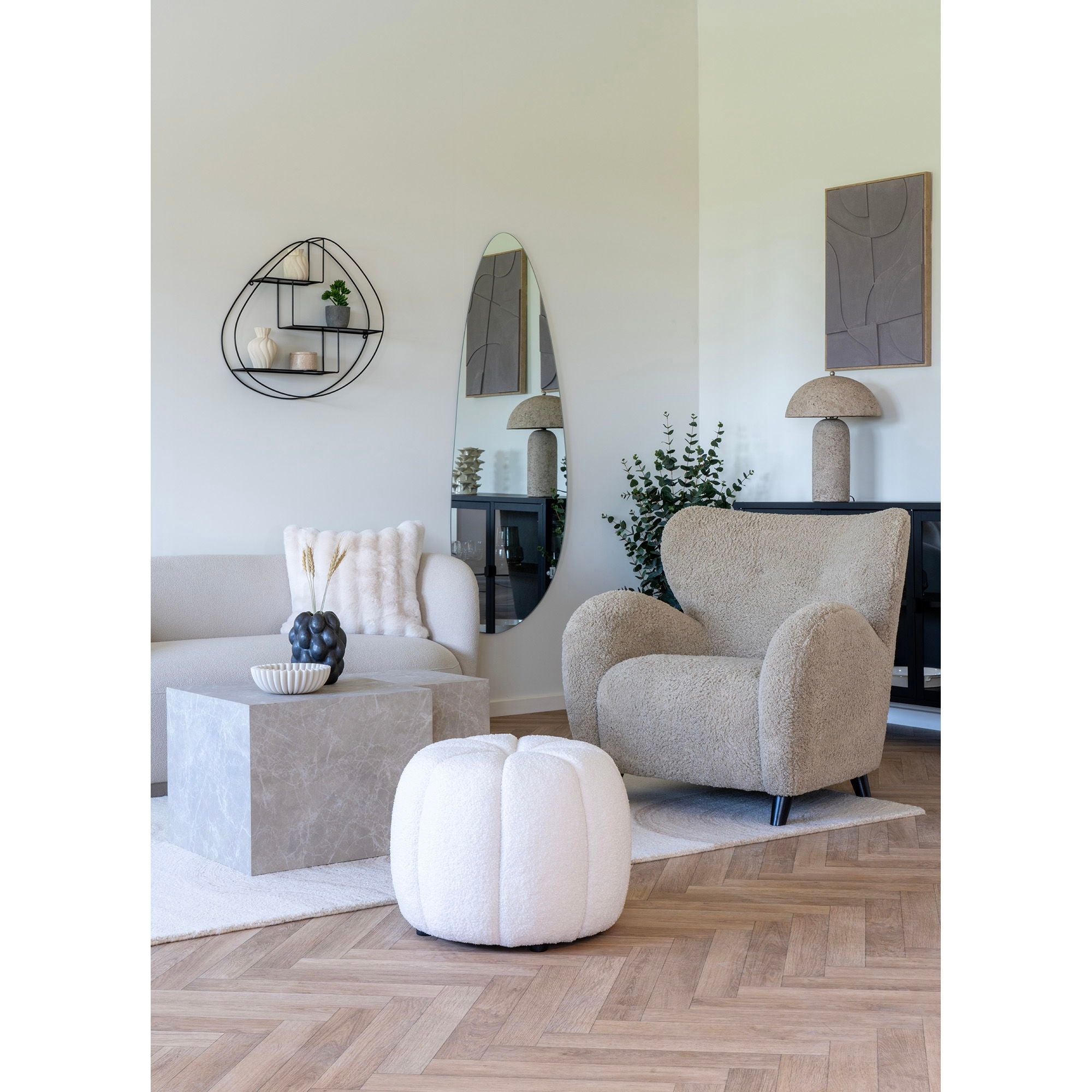 House Nordic Paisley Puf