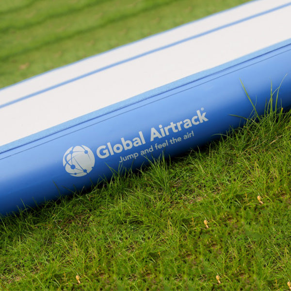 Global Airtrack Play 150x400 cm blå/grå