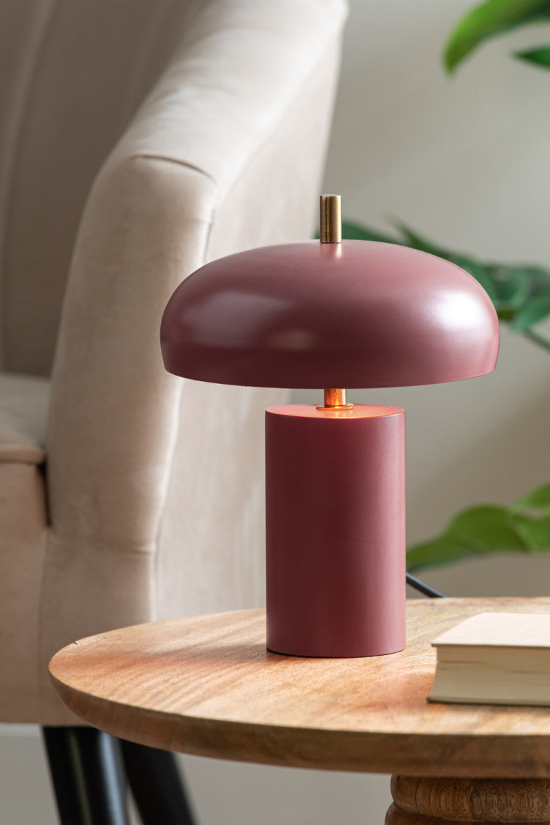Bordlampe Joya mørk lilla