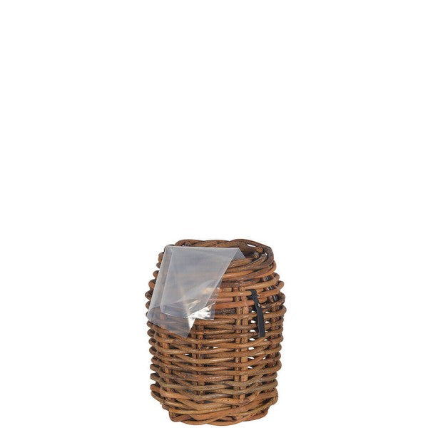 Mini Rund Rattankurv Ø32xH40 cm