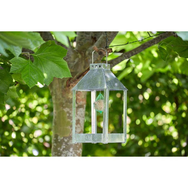 Galvaniseret Mini Birdy Eat Foderbræt L17xB17xH33,5 cm