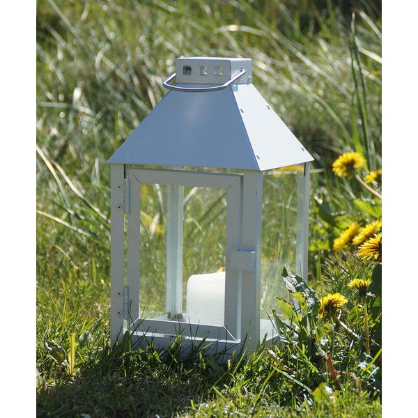 Hvid Mini Lanterne L17xB17xH33,5 cm