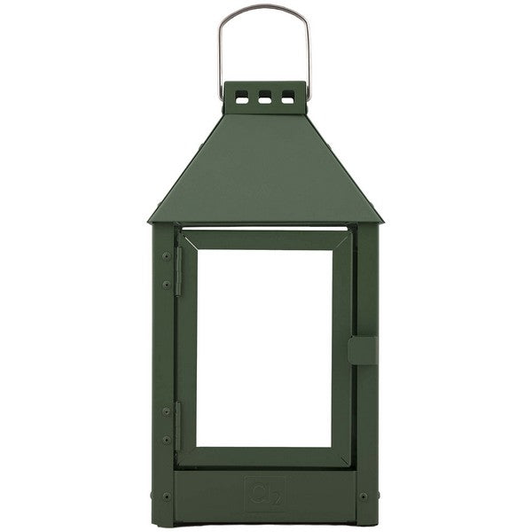 Olivengrøn Mini Lanterne L17xB17xH33,5 cm
