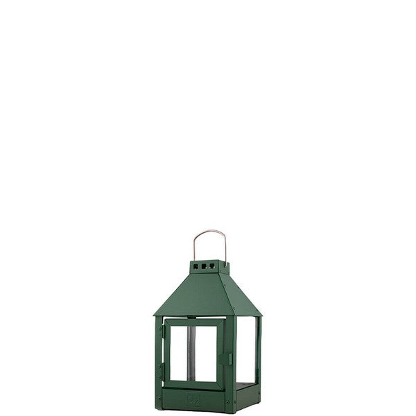 Olivengrøn Mini Quadro Lanterne L17xB17xH27,5 cm