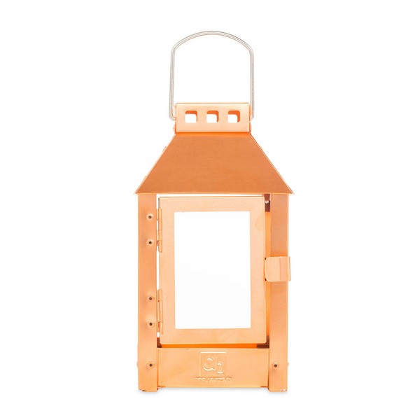 Kobber Micro Lanterne L12,5xB12,5xH25 cm