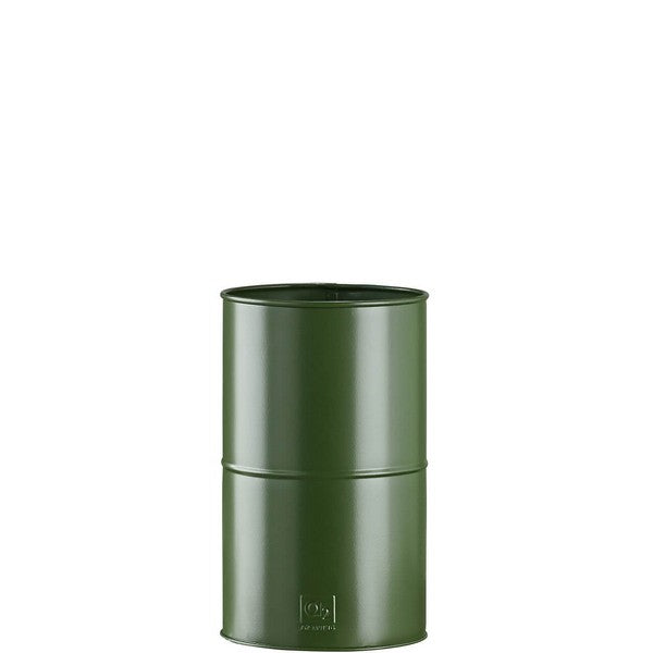 Olivengrøn Vase (sæt m/2 stk/2 str) Ø12-14xH20 cm