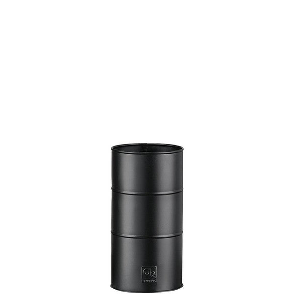Sort Vase (sæt m/3 stk/3 str) Ø12-14xH20 cm