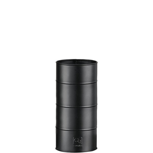 Sort Vase (sæt m/3 stk/3 str) Ø12-14xH20 cm