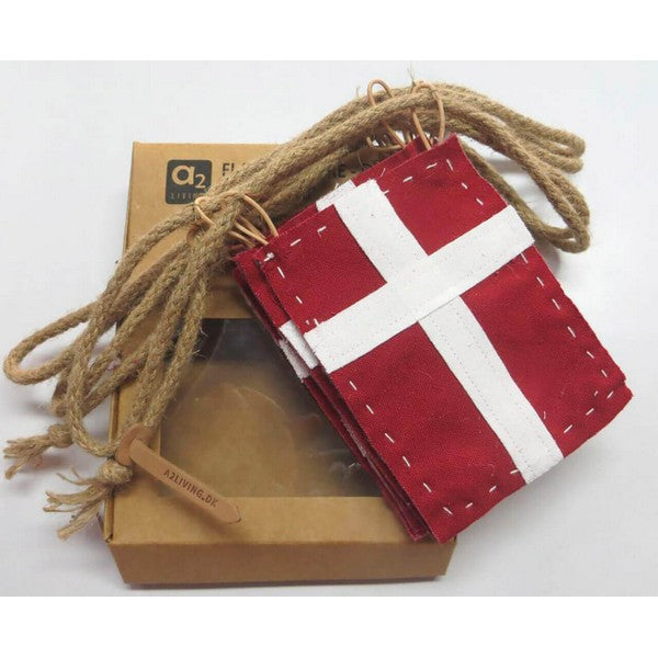 Mini Flag Wire Danmark (8 flag) L14,5xB11xH300 cm
