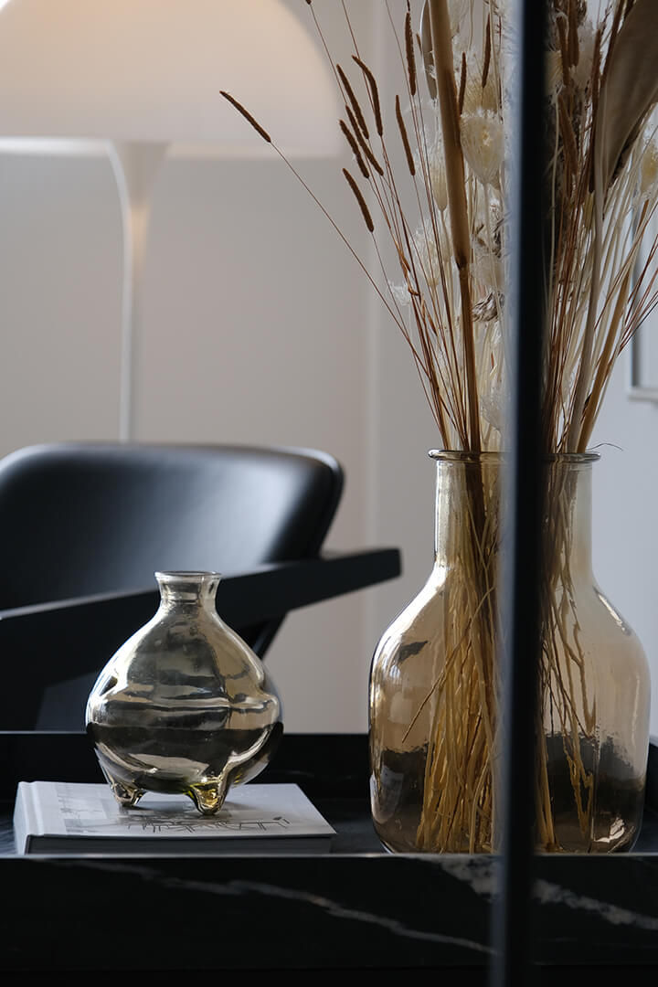 Trademark Living Flora glasvase - røgfarvet
