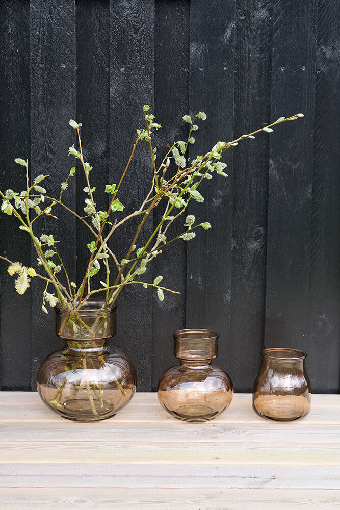 Varemærke Living Roberts vase S - røgfarvet
