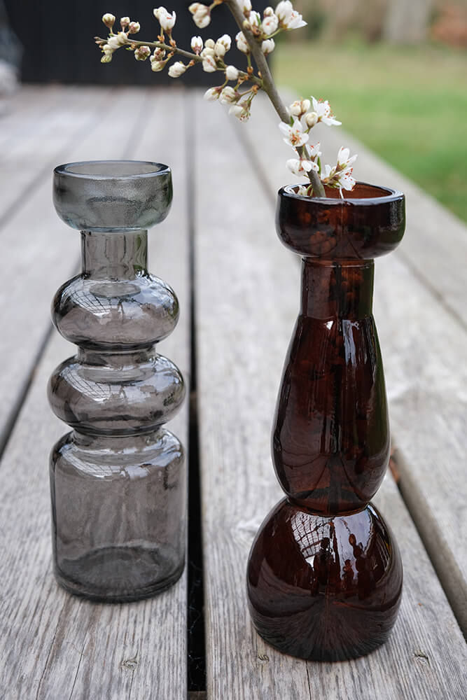 Trademark Living Barrymore vase - chokolade
