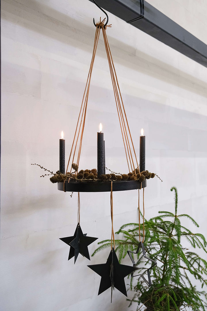 Trademark Living Stjerne med læderstrop