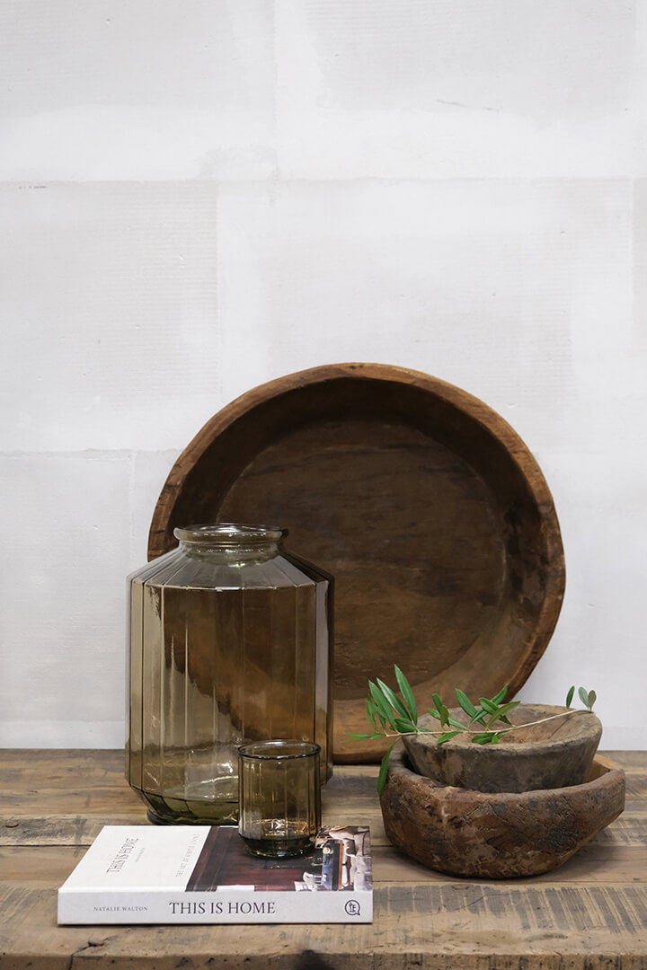Trademark Living The Edge vase XL - røgfarvet